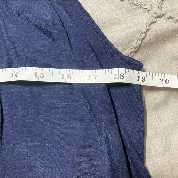 Nanette Lepore sheer navy blue halter top women’s size S - Picture 8 of 10